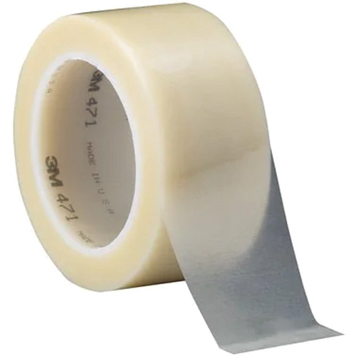 471 Vinyl Tape, 102 mm (4") W x 32.9 m (108') L, 5.3 mils, Yellow Kelford
