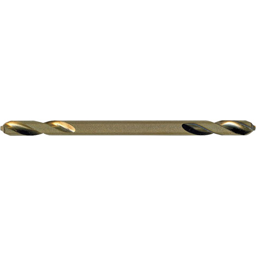Jet-Kut&reg; Gold Super Premium M2 Twin End Drill Bit, High Speed Steel, 1/8", 1-15/16" L Kelford
