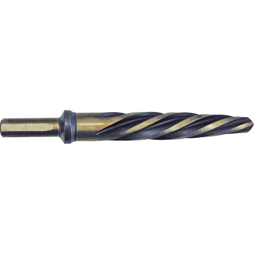 Jet-Kut&reg; Black & Gold Premium Car Reamer, 3/4", Spiral Flute, High Speed Steel, 3-Flat Shank Kelford
