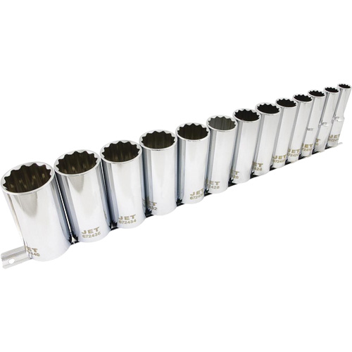 SS1213D-12 Jeu de cl&eacute; &agrave; douille SAE &agrave; 12 pans, 13 Mcx, Prise de 1/2", Profond Kelford