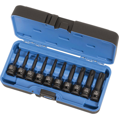 PTB-1210 Jeu de douilles &agrave; chocs DriveTorx &agrave; prise 1/2", Torx, Prise 1/2", 10 mr Kelford