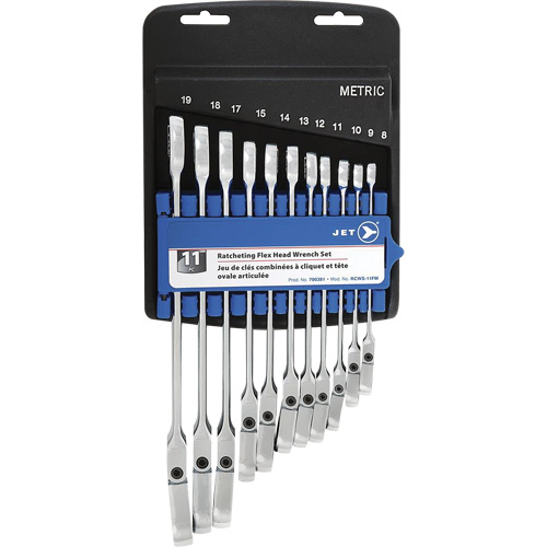 RCWS-11FM Metric Flex Head Ratchet Combination Wrench Set Kelford