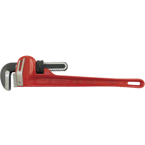 PW-18 Super Heavy-Duty Pipe Wrench, 2-7/8" Jaw Capacity, 18" Long, Powder Coated Finish, None Handle Kelford