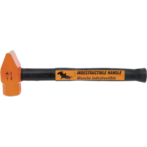 UCP-316 Marteau &agrave; panne droite &agrave; manche indestructible pour usage tr&egrave;s intensif, Poids de la t&ecirc;te 3 lb, Face Ordinaire, Prise Acier plein Kelford