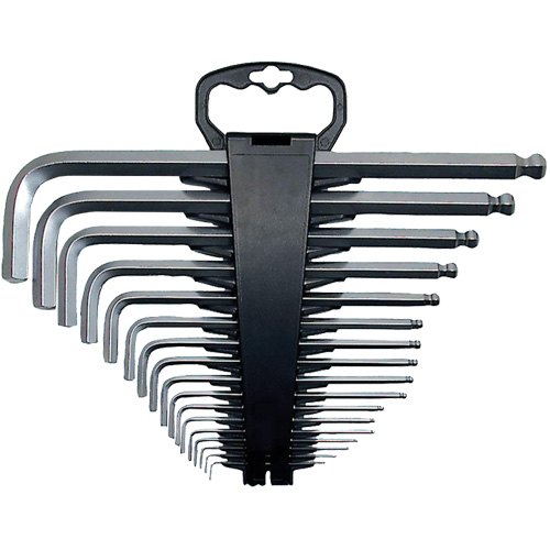 JBHK-17XL Jumbo Ball Nose Hex Key Set, 17 Pcs. Kelford