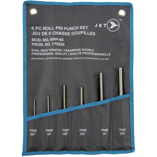 RPP-6S Roll Pin Punch Set, 6 Pieces Kelford