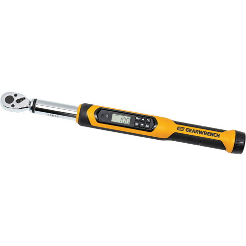 Torque Wrench, Electronic, 3/8" Square Drive, 10 - 100 ft-lbs. Kelford