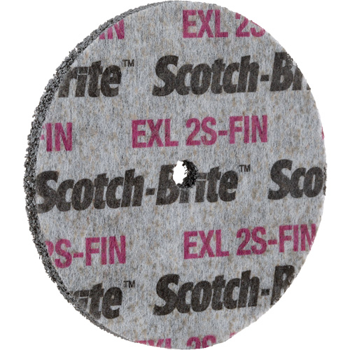 Meule homog&egrave;ne Scotch-Brite EXL, 3" x 1/2", Arbre de 1/4" Kelford