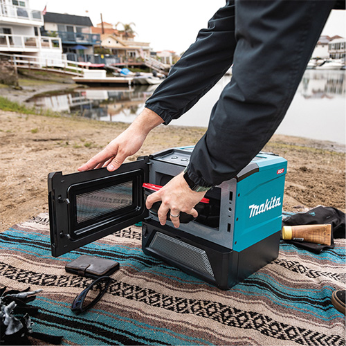 Four &agrave; micro-ondes sans fil 40 V Max XGT (outil seulement), 350 W/500 W, Noir/bleu Kelford