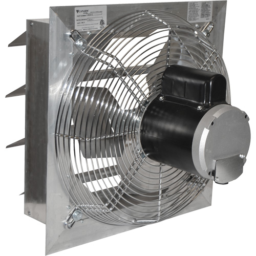 Ventilateur d'&eacute;chappement 14" s&eacute;rie X 1SP, 5" p x 18,75" la x 15,75" ha Kelford