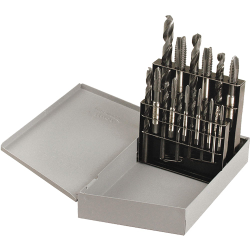 Drill & Plug Hand Tap Set, 18 Pieces Kelford