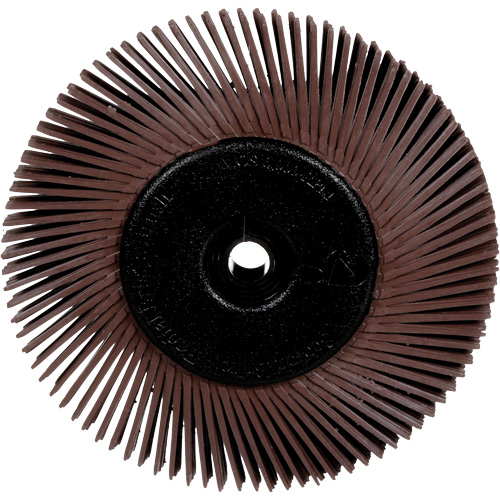 Radial Bristle Brushes for Bench Grinders, 36X Grit, 6" Dia. Kelford