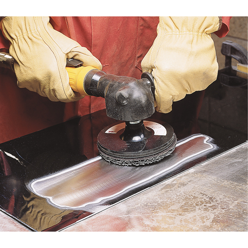 Homog&eacute;n&eacute;isation des surfaces - Disques de d&eacute;capage de rev&ecirc;tement Scotch-Brite, 4-1/2" dia., Grain Extra grossier Kelford