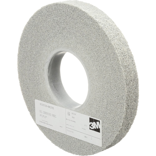 Scotch-Brite EXL Deburring Wheels, 8" x 1", 3" Arbor, Aluminum Oxide Kelford