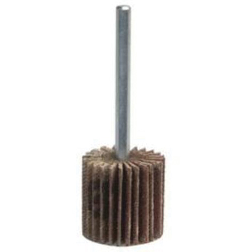 Grind-O-Flex Mini Mounted Flap Wheel, Aluminum Oxide, 180 Grit, 2" x 1" x 1/4" Kelford
