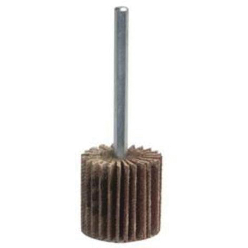 Grind-O-Flex Mini Mounted Flap Wheel, Aluminum Oxide, 120 Grit, 3" x 1" x 1/4" Kelford