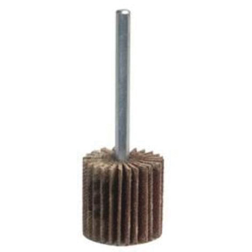 Grind-O-Flex Mini Mounted Flap Wheel, Ceramic Alumina, 180 Grit, 2" x 1-1/2" x 1/4" Kelford