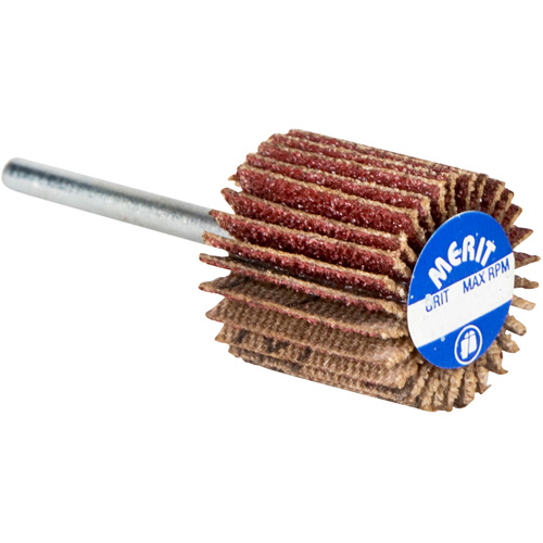 Grind-O-Flex Micro-Mini Flap Wheel, Aluminum Oxide, 320 Grit, 1-3/16" x 3/8" x 1/8" Kelford
