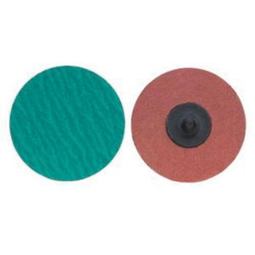 Quick-Change Cloth Disc, 1" Dia., 50 Grit, Zirconium Kelford