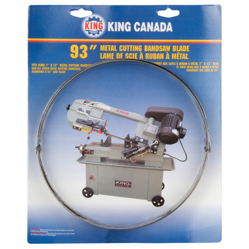 Bandsaw Metal Blade, Carbon Steel, 122" L x 1" W x 0.032" Thick, 10 TPI Kelford