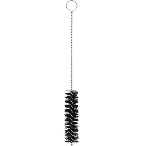 Nylon Tube Brush, 3/4" Dia. x 3" L, 8-3/4" Overall Length Kelford