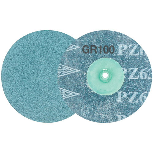 TWIST TOPCUT Sanding Disc, 3" Dia., 100 Grit, Zirconium Kelford