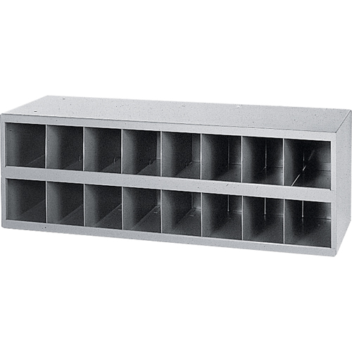 Armoires pour bacs de rangement en acier, 33-3/4" la x 12" p x 11-1/2" h, Gris Kelford