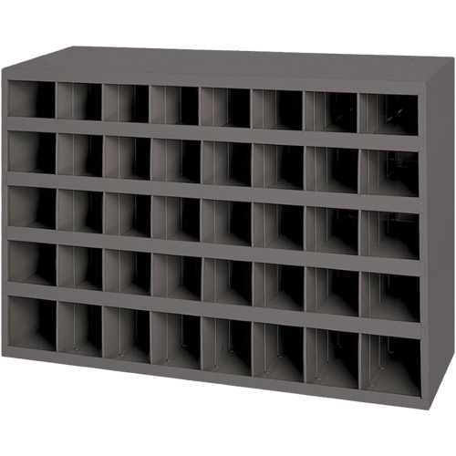 Armoires pour bacs de rangement en acier, 33-3/4" la x 8-1/2" p x 22-1/4" h, Gris Kelford