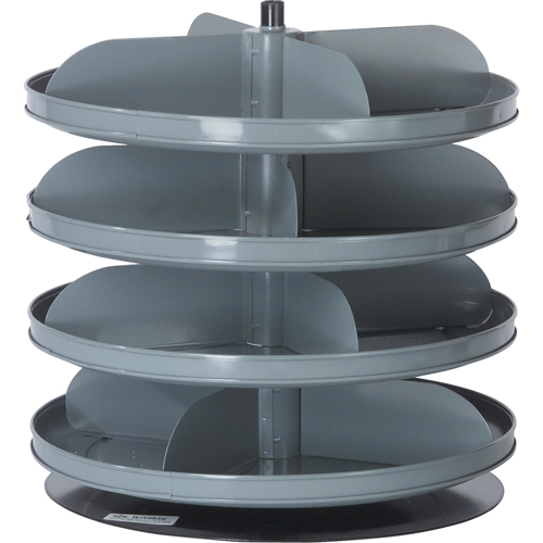 Modules de stockage Rotabin, 60 lb Capacit&eacute; par niveau, 4 Niveau(x), 18-1/2" ha x 17" dia Kelford