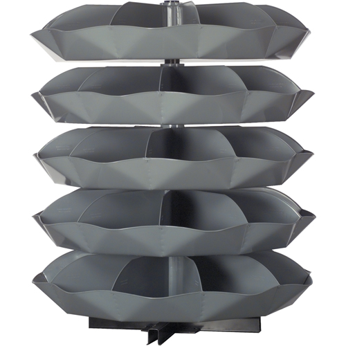 Modules de stockage Rotabin, 625 lb Capacit&eacute; par niveau, 3 Niveau(x), 34" ha x 44" dia Kelford