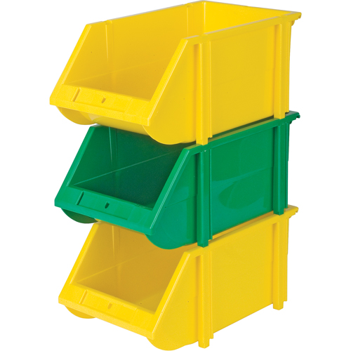 Bac empilable & &agrave; suspendre, 5-7/8" la, 4-11/16" h x 9-13/16" p, Jaune Kelford