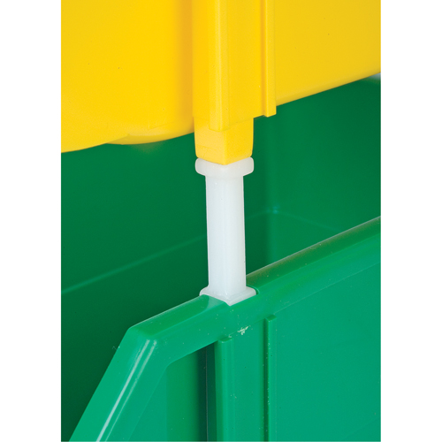 Bac empilable & &agrave; suspendre, 5-7/8" la, 4-11/16" h x 9-13/16" p, Jaune Kelford
