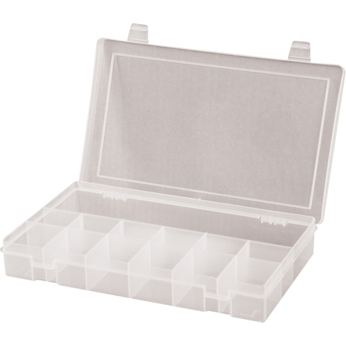 Boîtes &agrave; compartiments compactes, 6,75" la x 11" p x 1,75" h, 13 compartiments Kelford