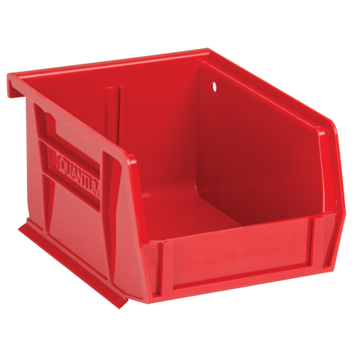 Ultra Stack & Hang Bin, 4-1/8" W x 3" H x 5-3/8" D, Red Kelford