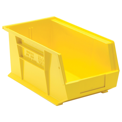 Ultra Stack & Hang Bin, 8-1/4" W x 7" H x 14-3/4" D, Yellow Kelford