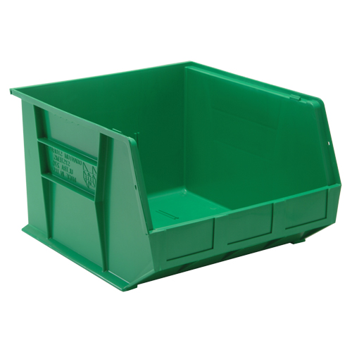Bacs ultra empilable & suspendable, 16-1/2" la, 11" h x 18" p, Vert Kelford