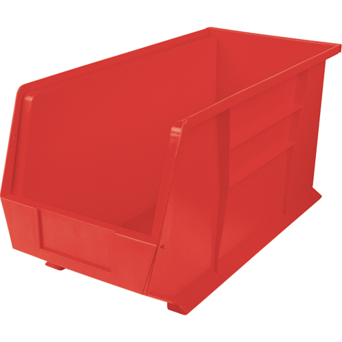 Ultra Stack & Hang Bin, 8-1/4" W x 9" H x 18" D, Red Kelford