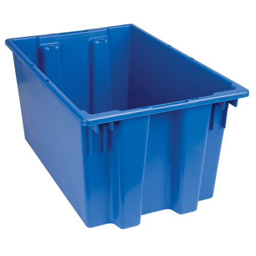 Stack & Nest Totes, 12" x 23.5" x 15.5", Blue Kelford