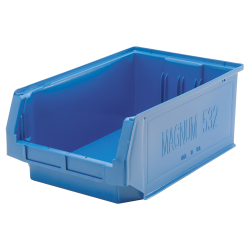 Giant Stacking Containers, 12.375" W x 19.75" D x 7.875" H, Blue Kelford