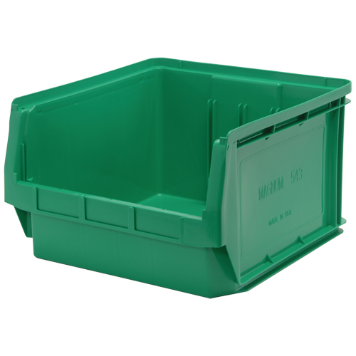 Contenants g&eacute;ants empilables, 18,375" la x 19,75" p x 11,875" h, Vert Kelford
