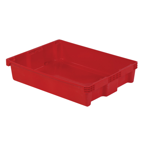 Contenants Stack-N-Nest Polylewton, 6,1" x 29,6" x 22,4", Rouge Kelford