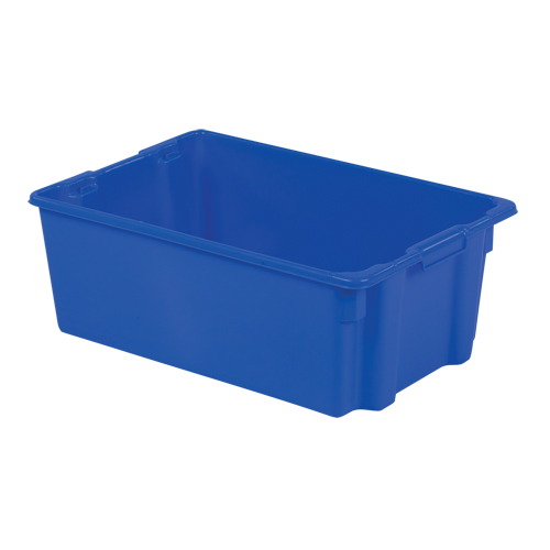Contenants Stack-N-Nest Polylewton, 10,5" x 28,4" x 18,7", Bleu Kelford
