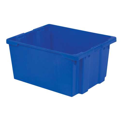 Contenants Stack-N-Nest Polylewton, 15,1" x 30,1" x 24", Bleu Kelford