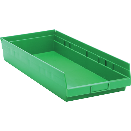 Bacs pour tablette, 11-1/8" la x 4" H x 23-5/8" p, Vert, Capacit&eacute; 50 lb Kelford