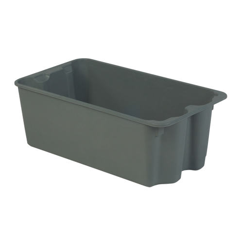 Contenants Stack-N-Nest de Plexton, 16,9" la x 30,6" p x 11,1" h, Gris Kelford