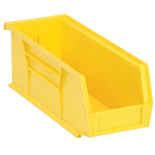 Ultra Stack & Hang Bin, 4-1/8" W x 4" H x 10-7/8" D, Yellow Kelford