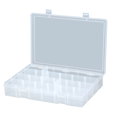 Compact Compartment Cases, 13.125" W x 2.3125" D x 9" H, 24 Compartments Kelford