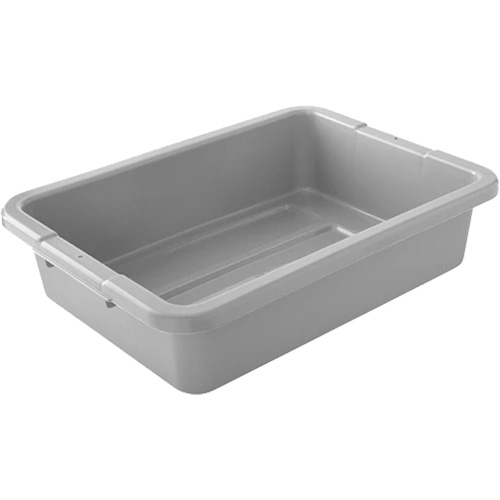 Boîtes utilitaires - Gris, 5" ha x 15" p x 20" lo, Plastique, Gris Kelford
