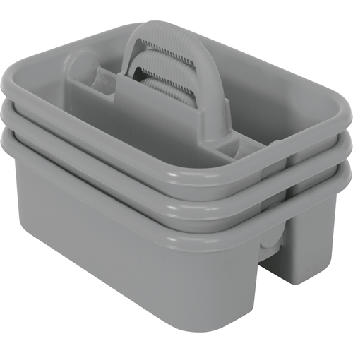 BOITE RANGEMENT,OUTILS,18 1/4X13 3/4X8 3/4,GRIS, 8-3/4" x 13-3/8" x 13-3/8", Gris Kelford