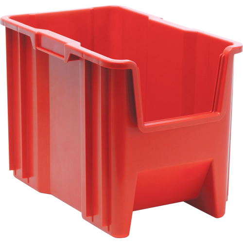 Contenants &agrave; empiler g&eacute;ants, 10,875" la x 17,5" p x 12,5" h, Rouge Kelford